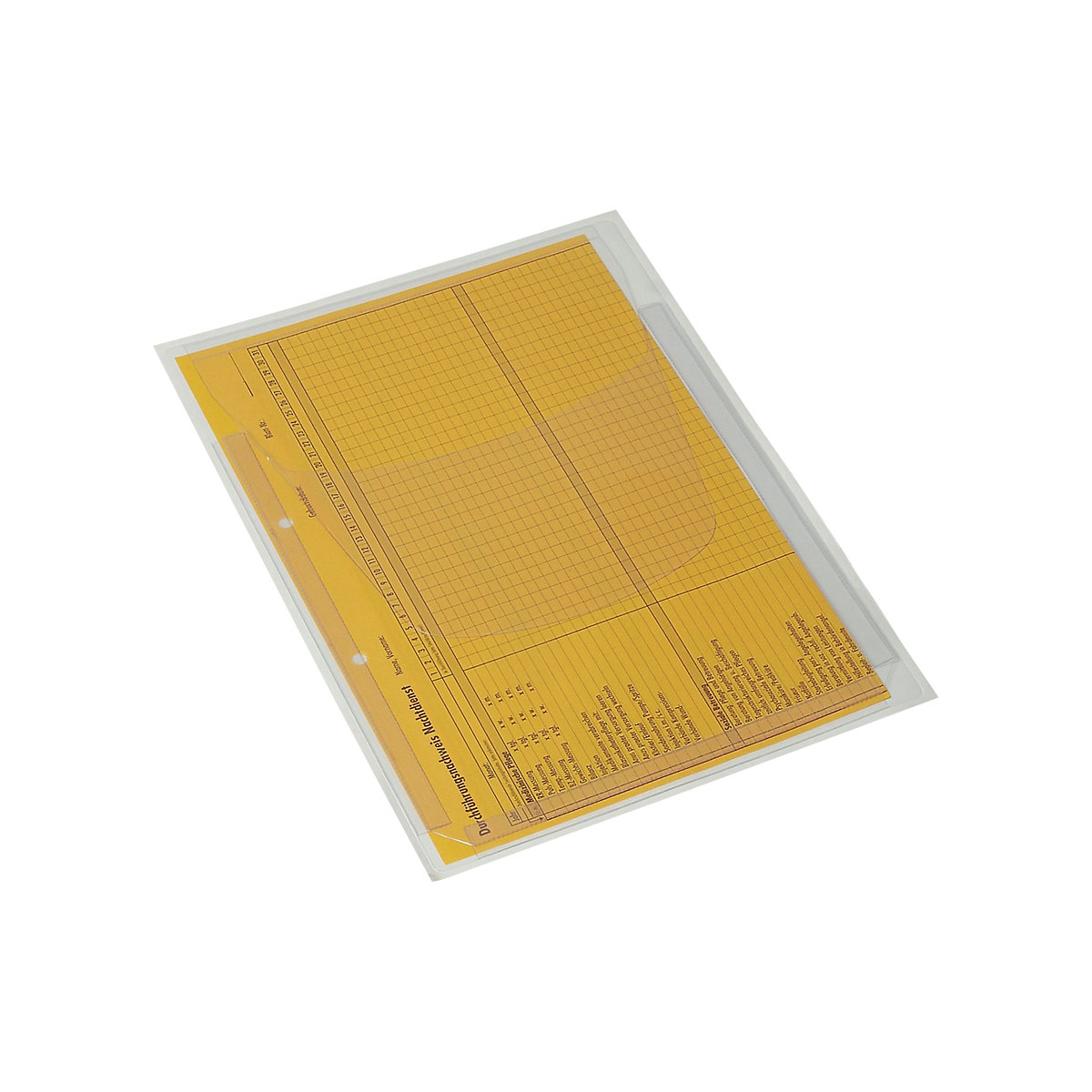 Clear view pouch, self-adhesive