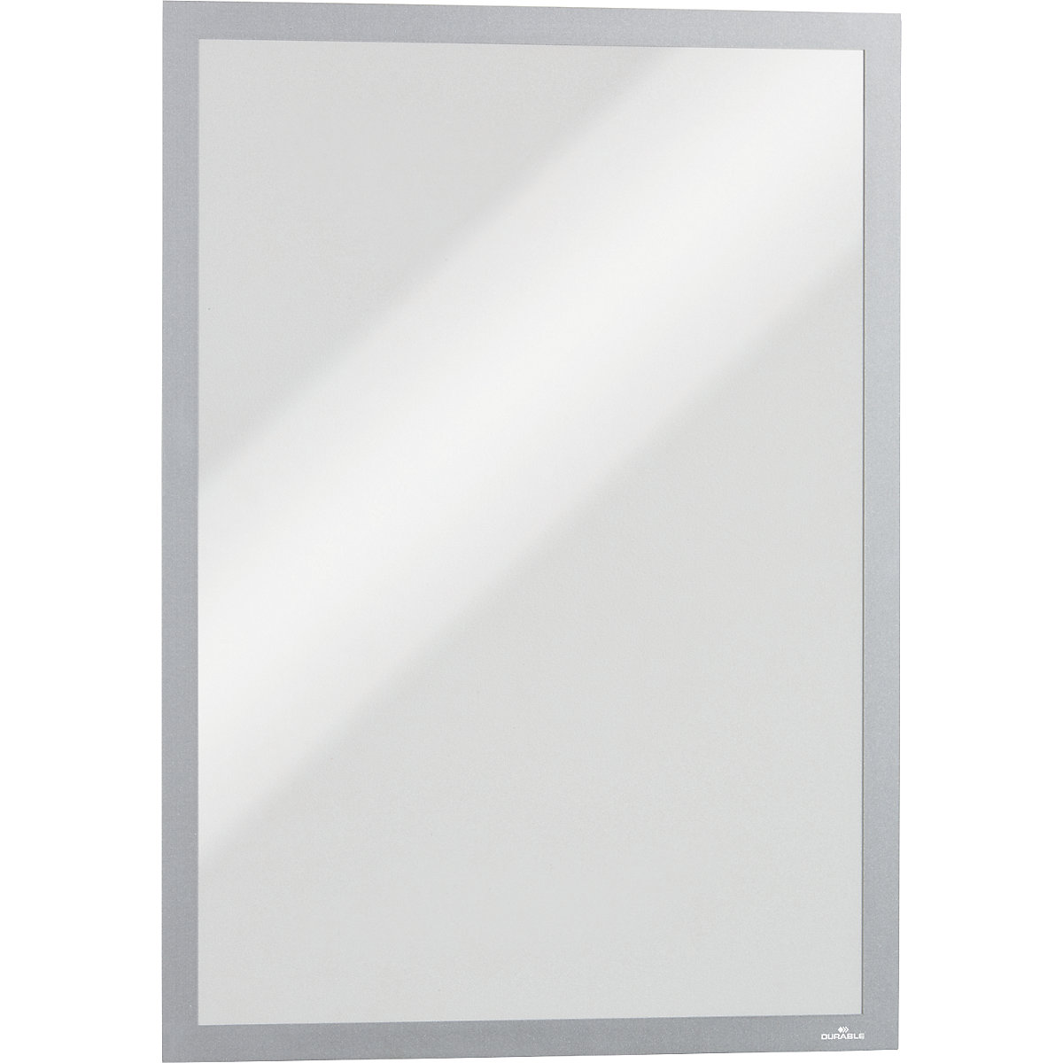 DURAFRAME® MAGNETIC information frame – DURABLE, magnetic, for A4, silver, pack of 5-11