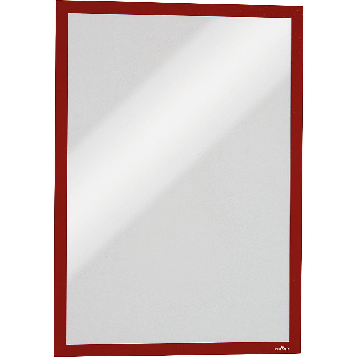 DURAFRAME® MAGNETIC information frame – DURABLE, magnetic, for A3, red, pack of 5-4