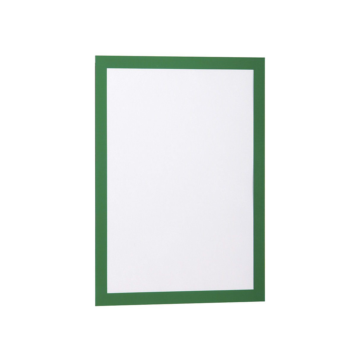 DURAFRAME® display frame – DURABLE, self adhesive, magnetic, for A4, green frame, pack of 10-22