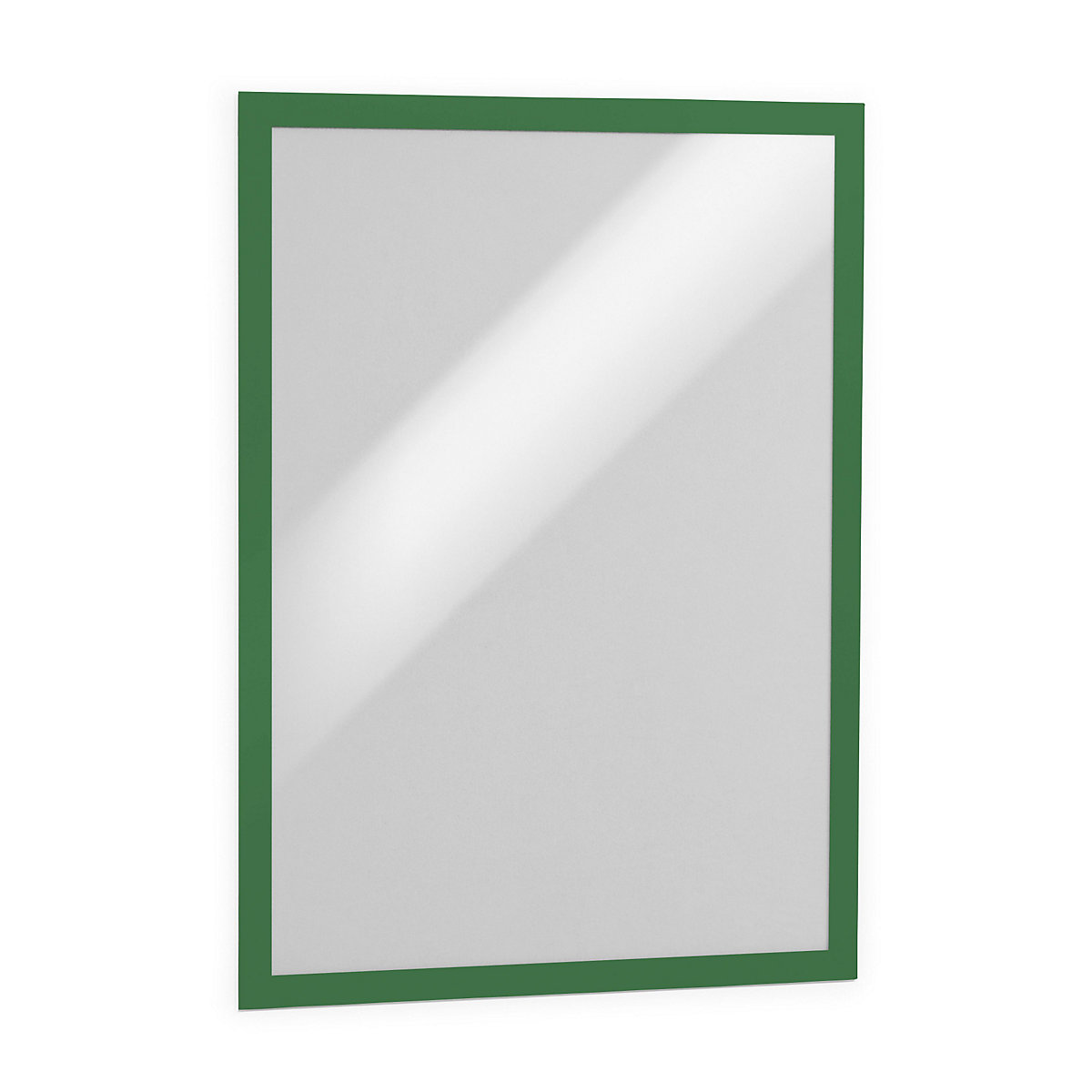 DURAFRAME® display frame – DURABLE, self adhesive, magnetic, for A3, green frame, pack of 6-19