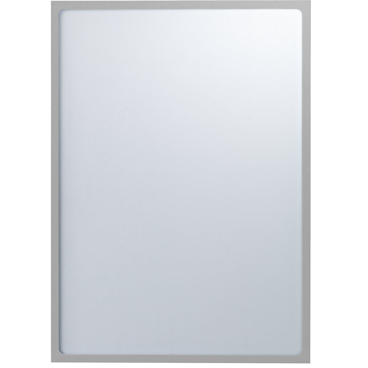 Magnetic display pocket – eurokraft basic, A3, WxH 312 x 435 mm, silver frame, pack of 10-8