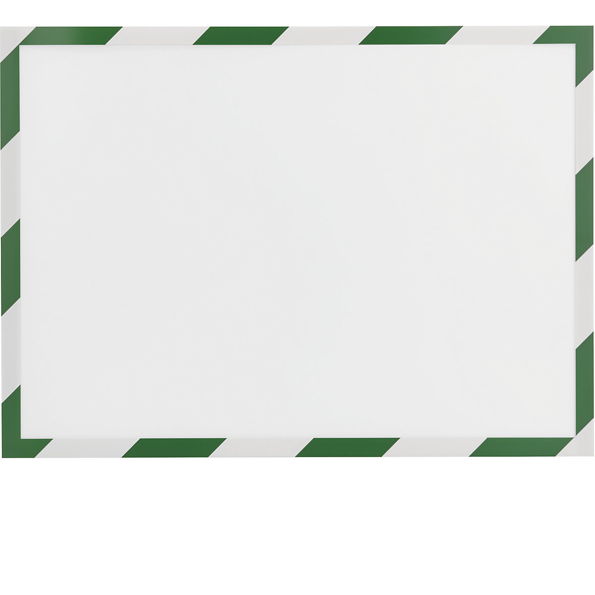 SAFETY magnetic frame – magnetoplan, pack of 5, A4 format, green-white-8