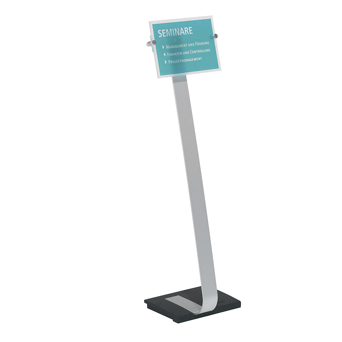 CRYSTAL SIGN floor stand – DURABLE