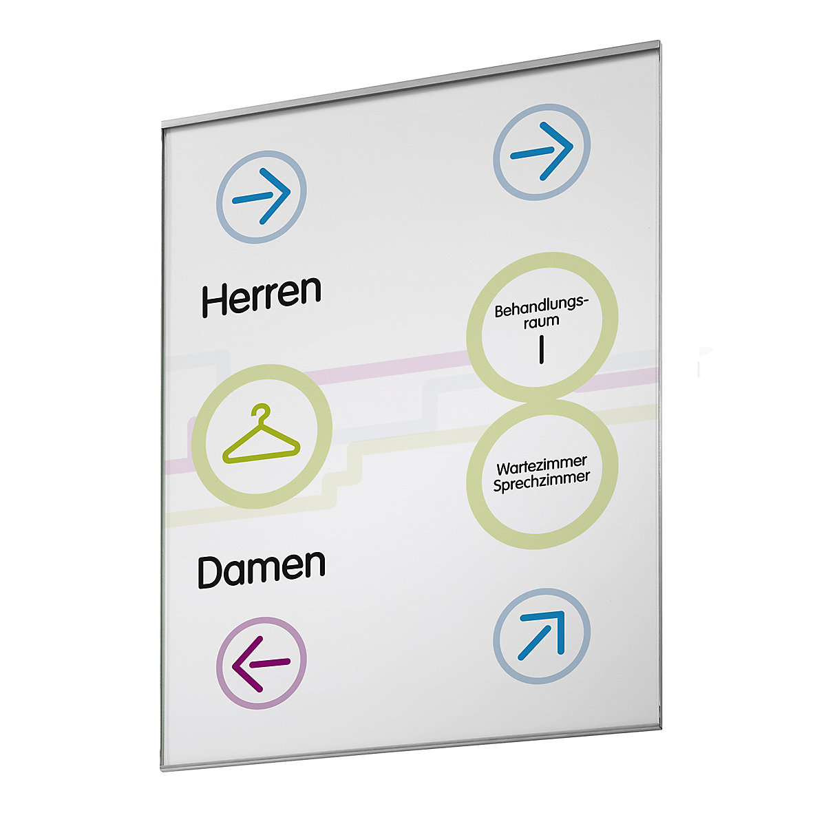GLASGOW™ direction sign (Product illustration 2)-1