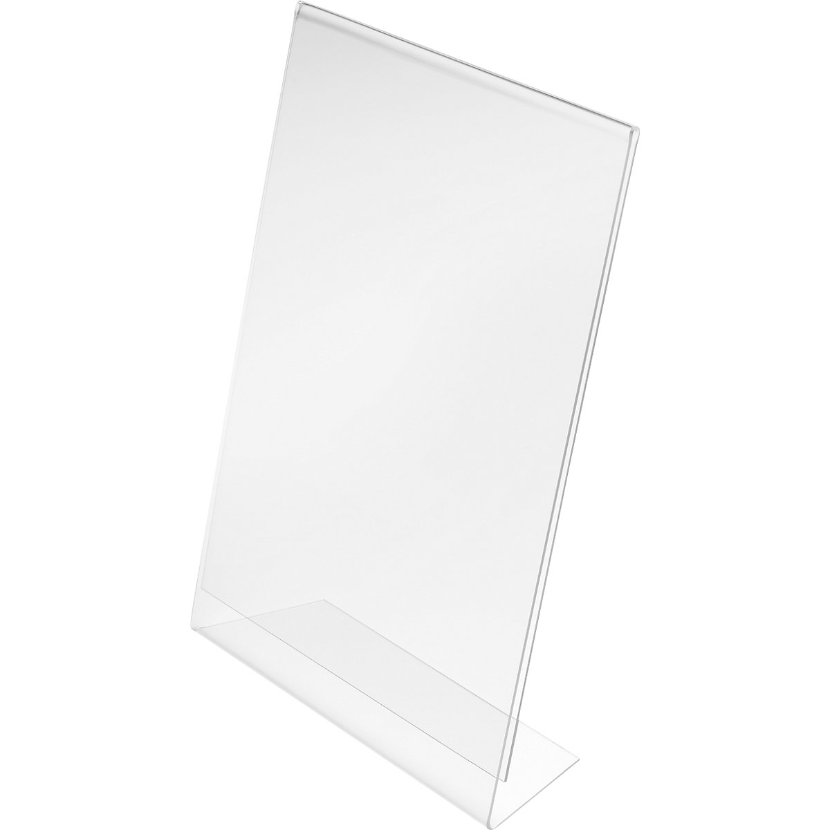 Tabletop display – magnetoplan, inclined, polystyrene, format A6 portrait, pack of 6-6