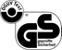 Safety tested. This is a test symbol. GS stands for certified safety.