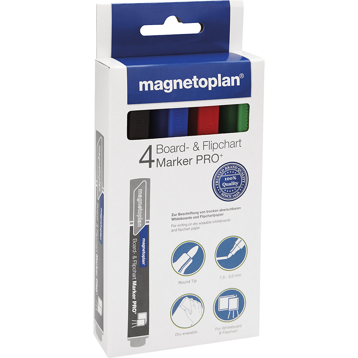Board and flip chart markers, assorted – magnetoplan (Product illustration 4)-3