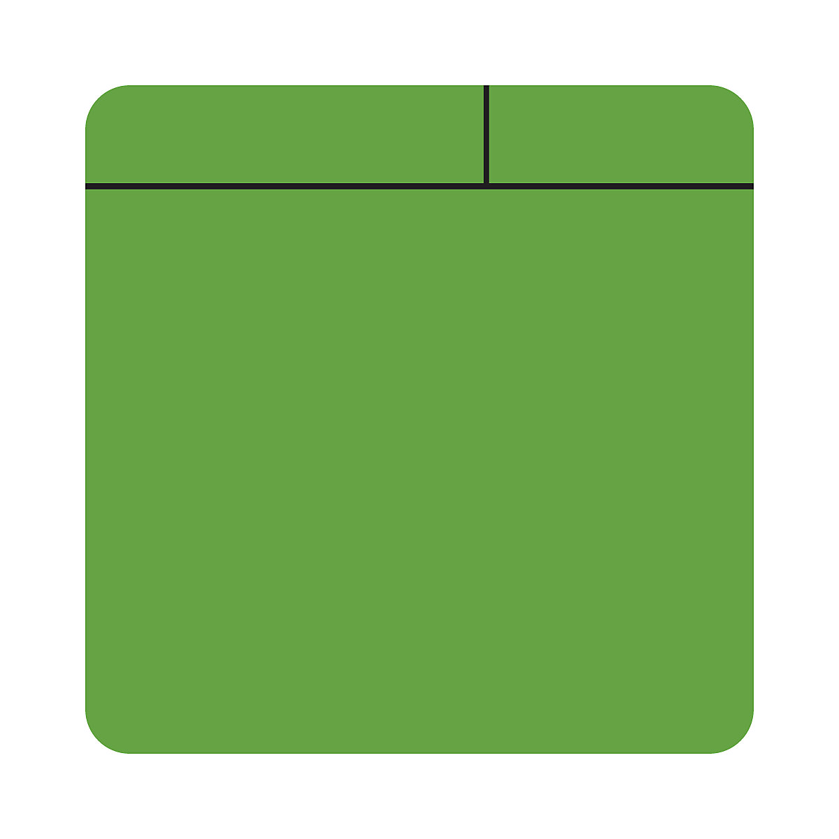 Post-it notes, magnetic, LxW 100 x 100 mm, pack of 10, green-8