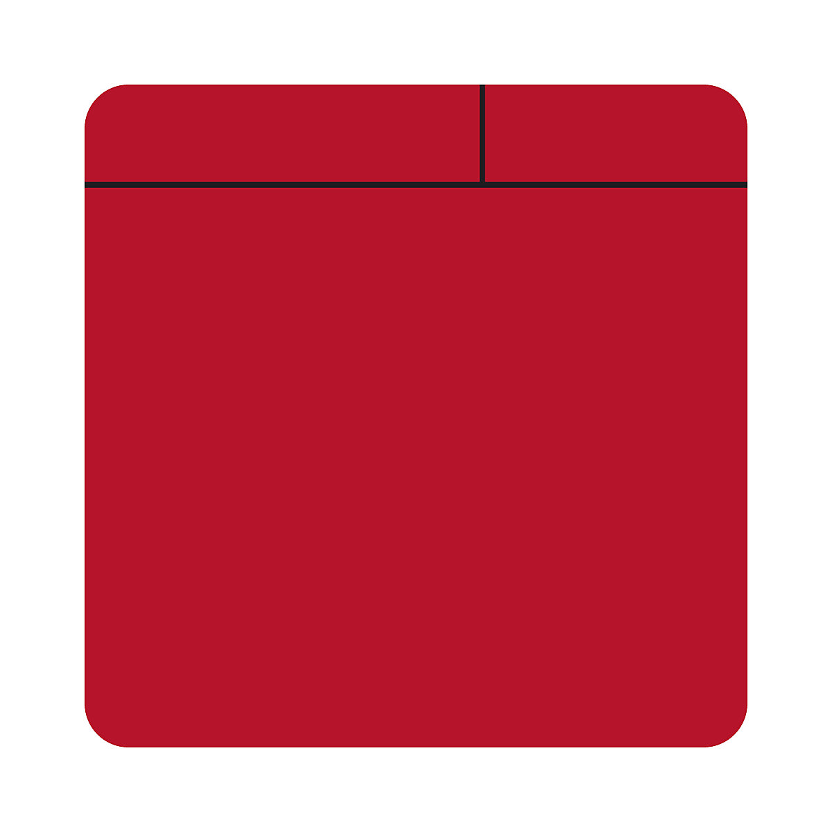 Post-it notes, magnetic, LxW 100 x 100 mm, pack of 10, red-6