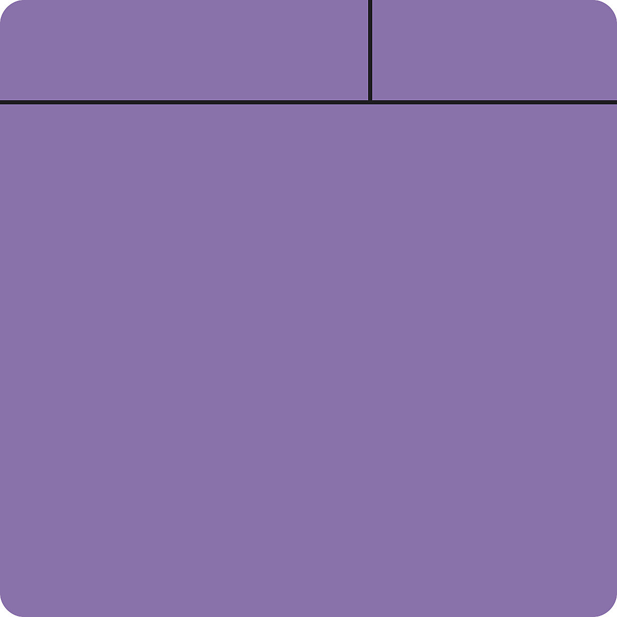 Post-it notes, magnetic, LxW 75 x 75 mm, pack of 10, violet-8