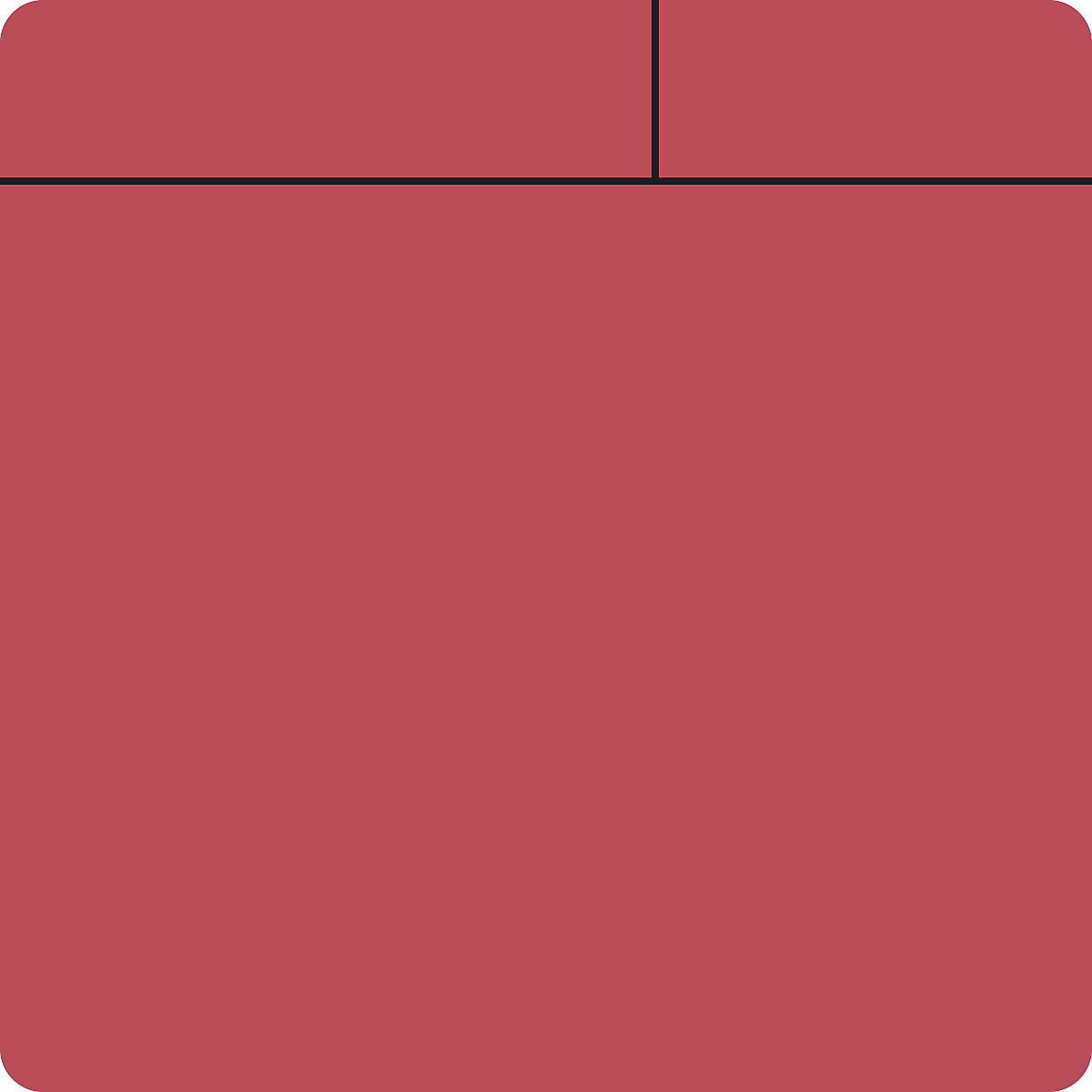 Post-it notes, LxW 75 x 75 mm, pack of 10, red