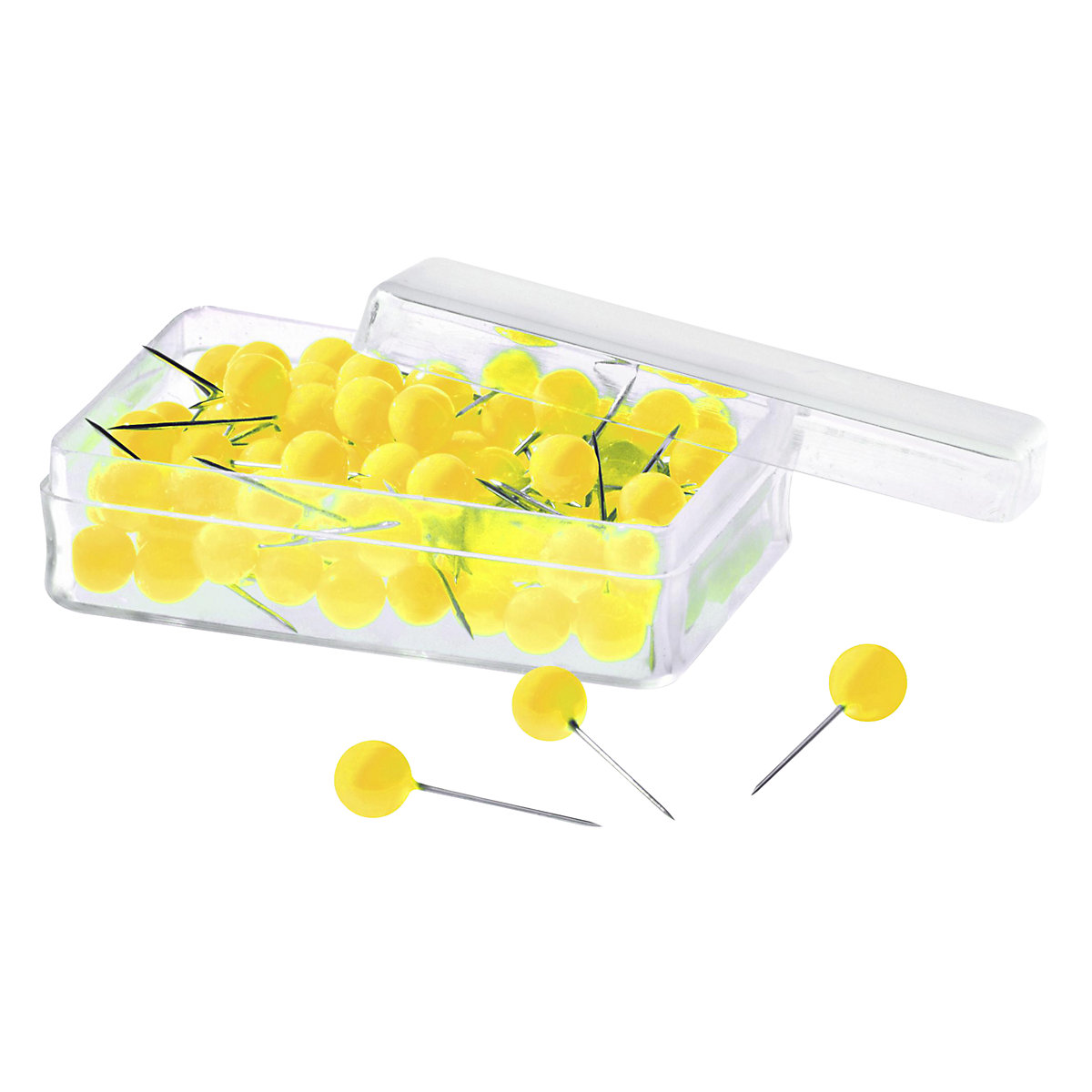 Push pins – magnetoplan, pack of 800, yellow-5