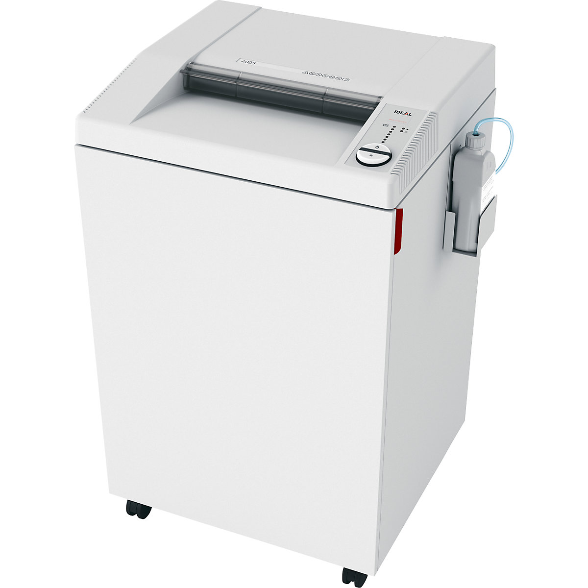 IDEAL – Document shredder 4005, container capacity 165 l, particles, 2 x 15 mm