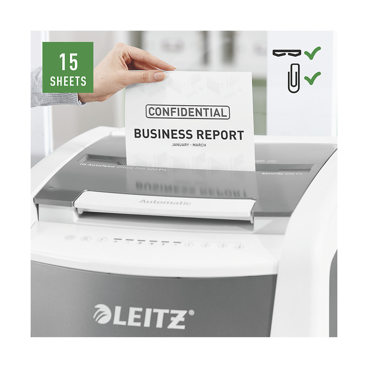 IQ Autofeed Office 600 document shredder – Leitz (Product illustration 7)-6
