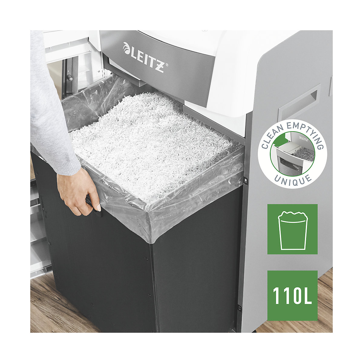 IQ Autofeed Office 600 document shredder – Leitz (Product illustration 10)-9