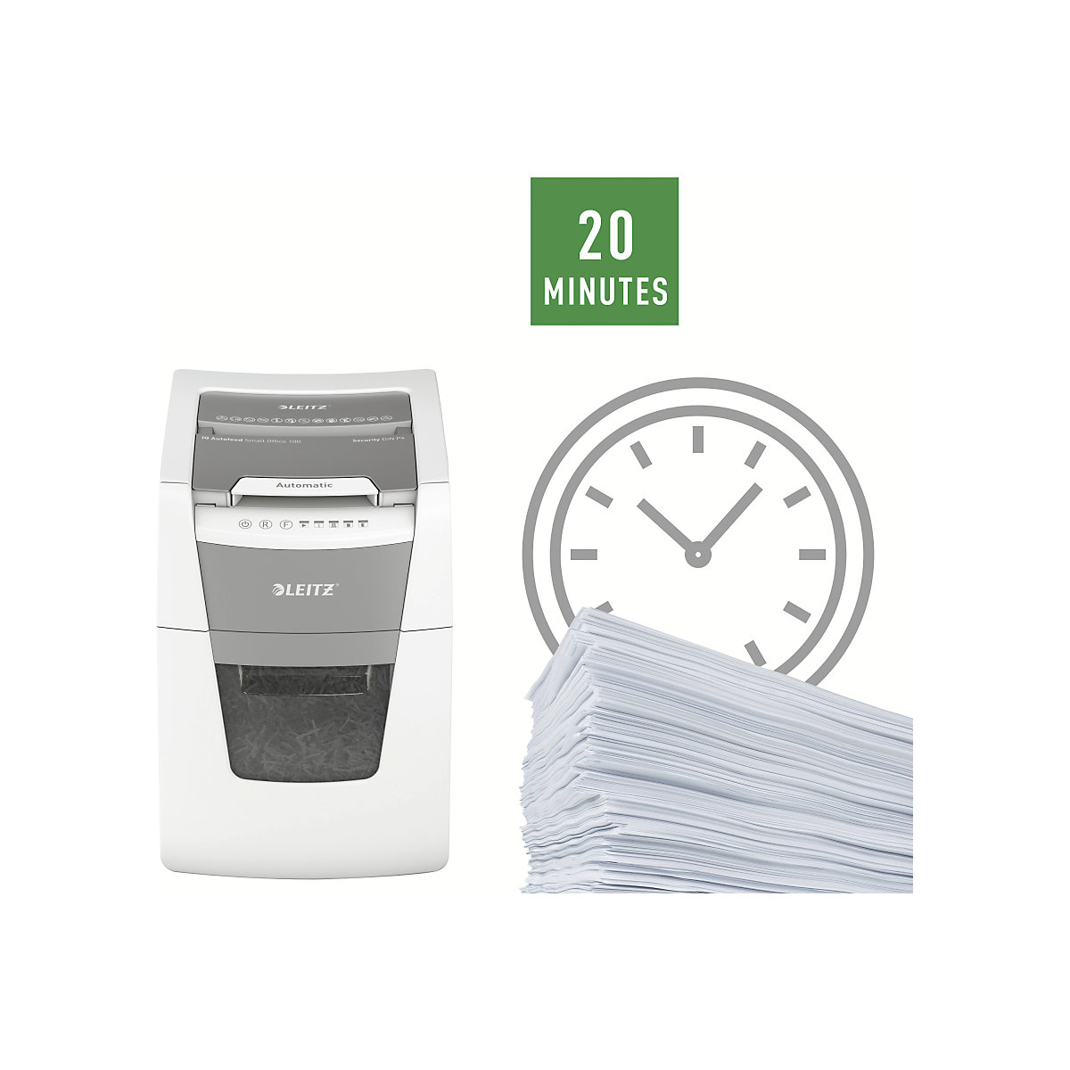 IQ Autofeed Small Office document shredder – Leitz (Product illustration 14)-13