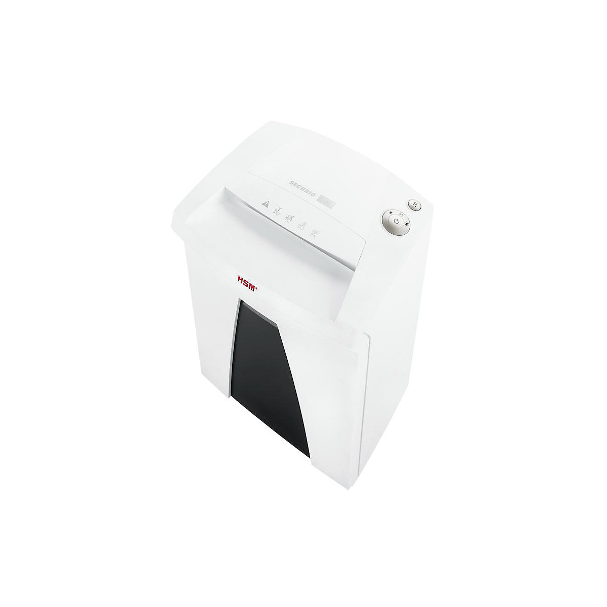 HSM – SECURIO document shredder B24, collection capacity 34 l, particles, 4 sheets