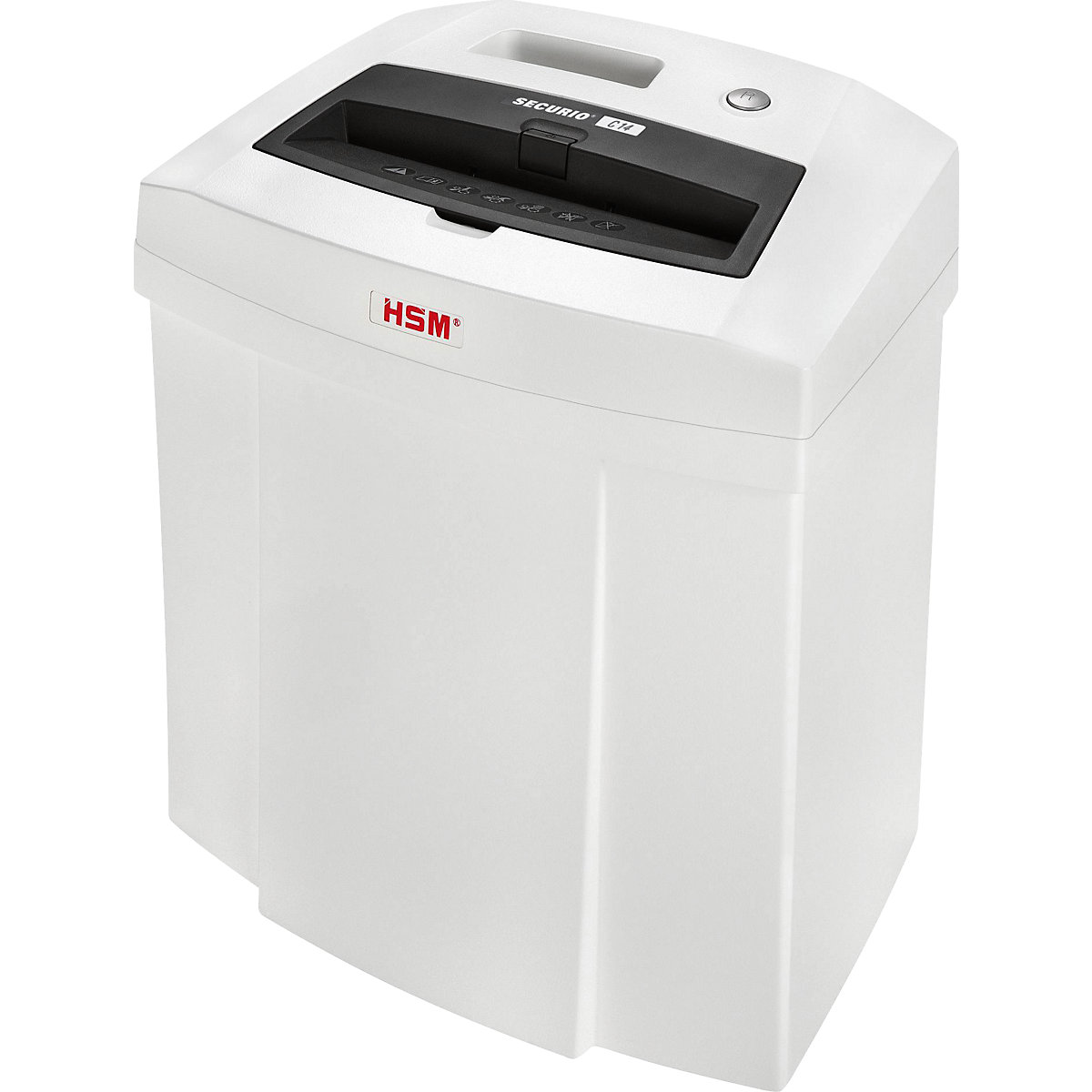 SECURIO document shredder C14 – HSM, collection capacity 20 l, strips, 10 – 12 sheets-3