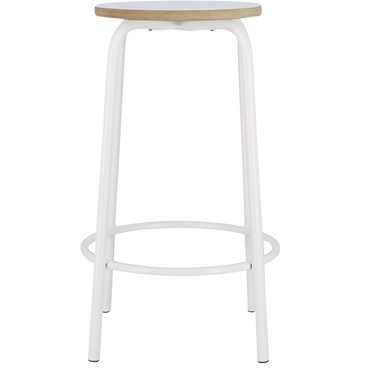 PARIS bar stool, seat height 650 mm, white-5