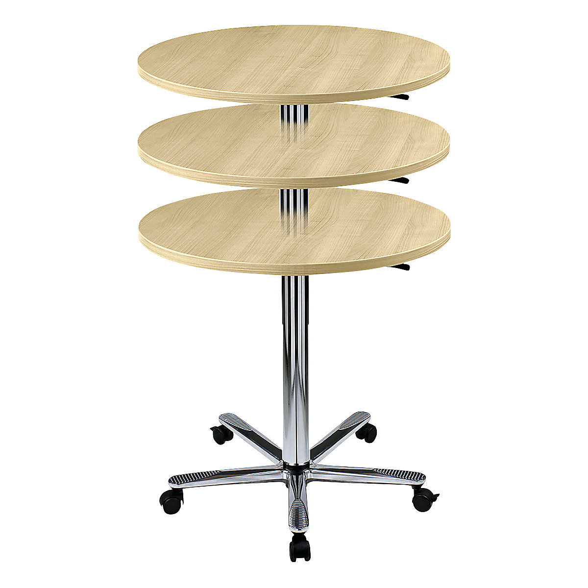 Canteen table, height adjustable – eurokraft pro (Product illustration 11)-10