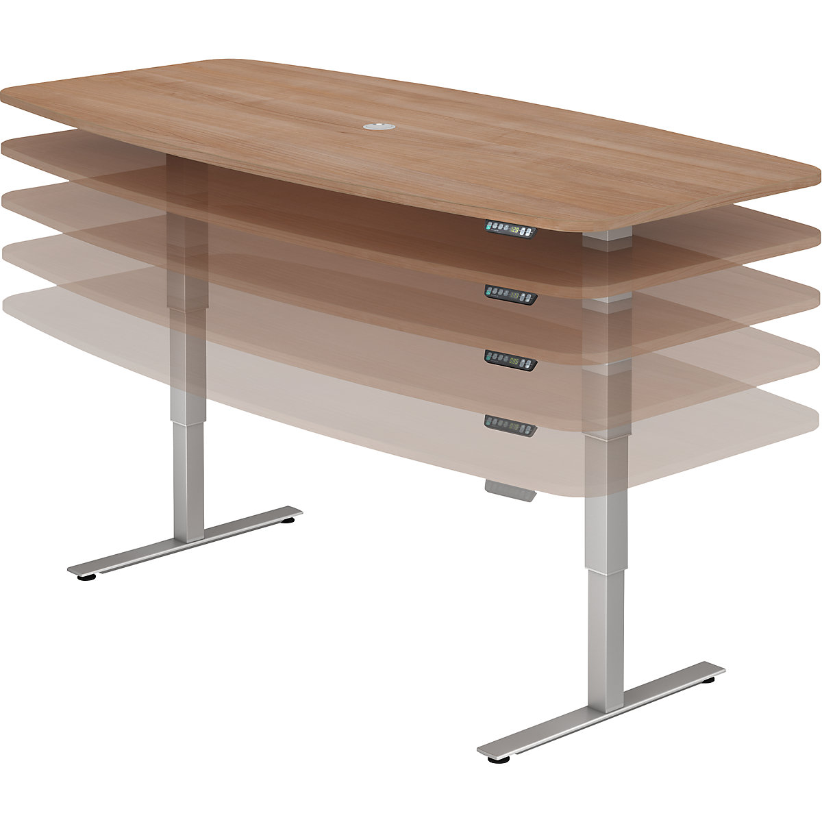 Conference table, WxD 2200 x 1030 mm (Product illustration 15)-14