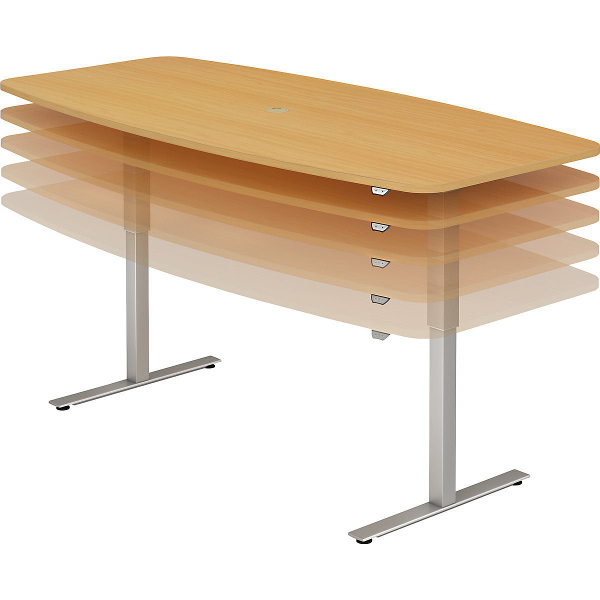 Conference table, WxD 2200 x 1030 mm (Product illustration 14)-13