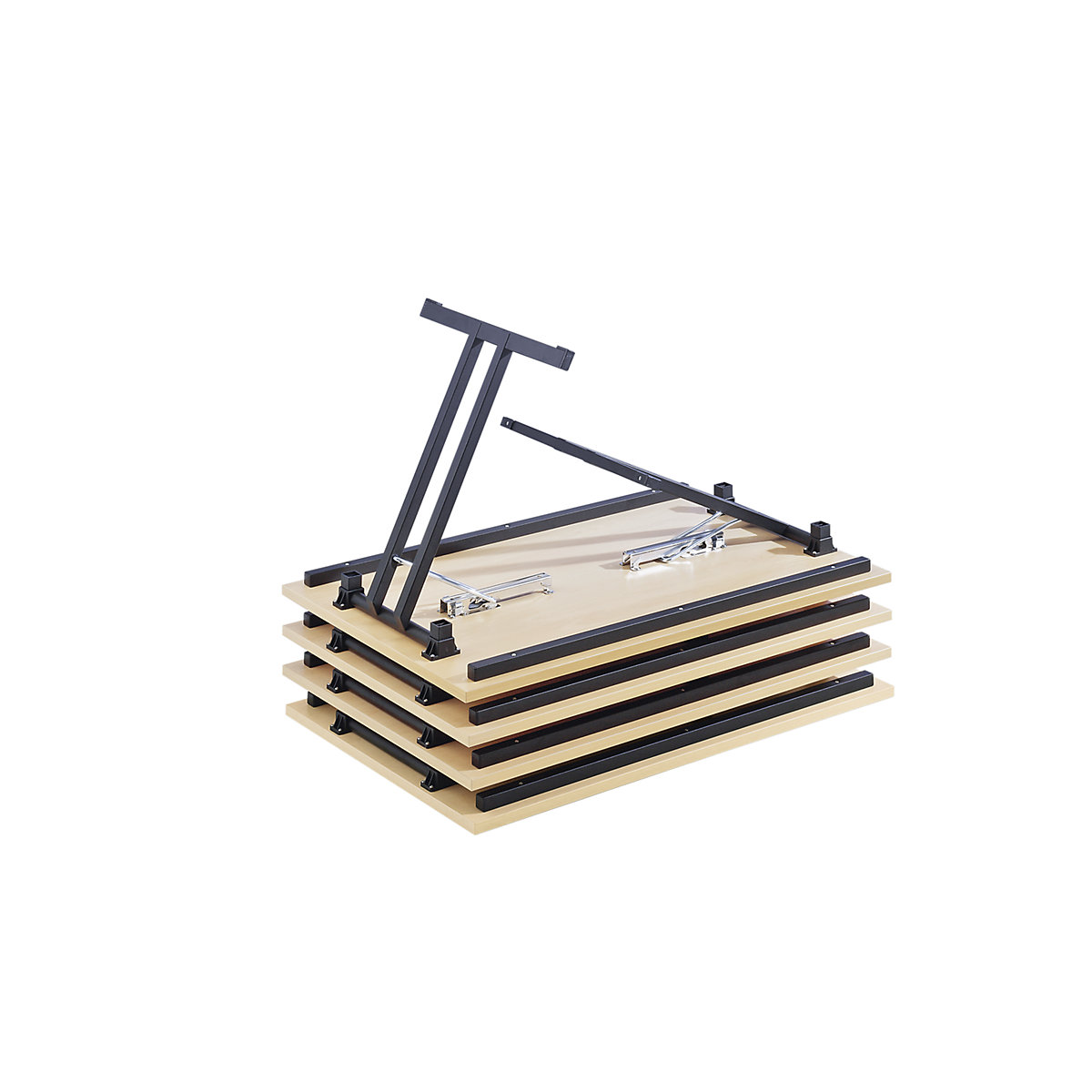 Folding table, with extra thick tabletop (Product illustration 3)-2