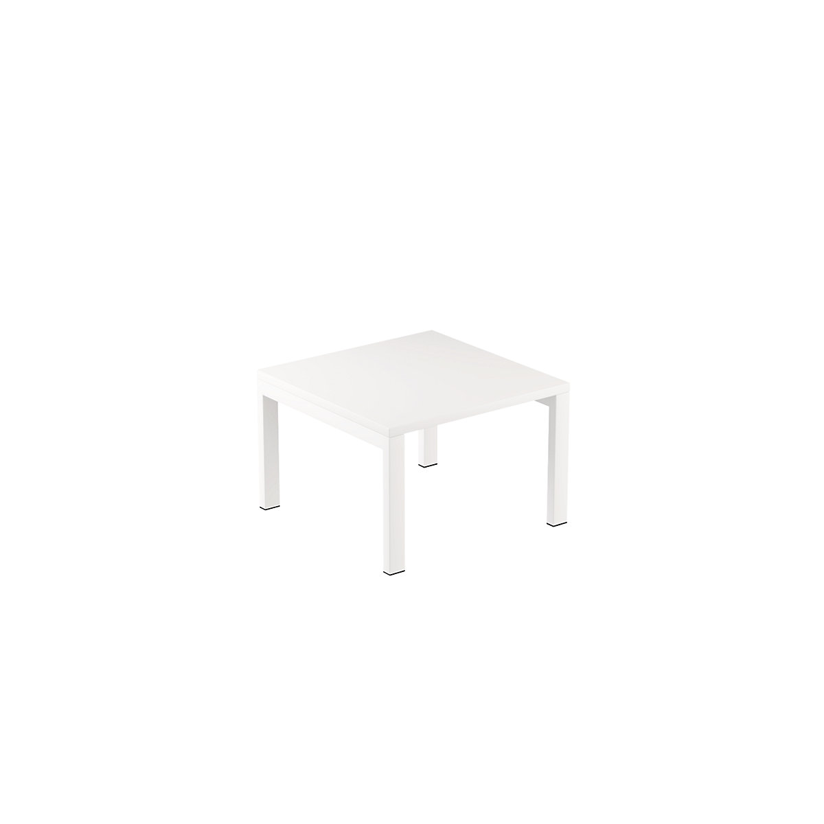 easyDesk® side table – Paperflow, HxWxD 400 x 600 x 600 mm, white-4