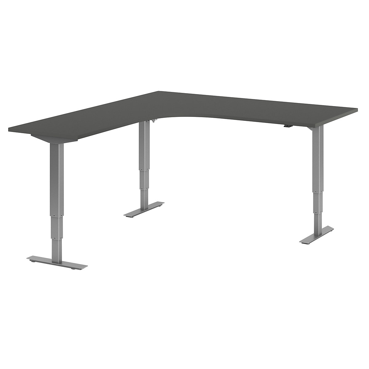 Atlanta corner desk electric height adjustment left kaiserkraft