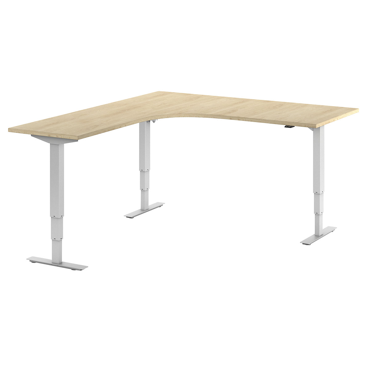 Ikea corner 2025 desk adjustable height