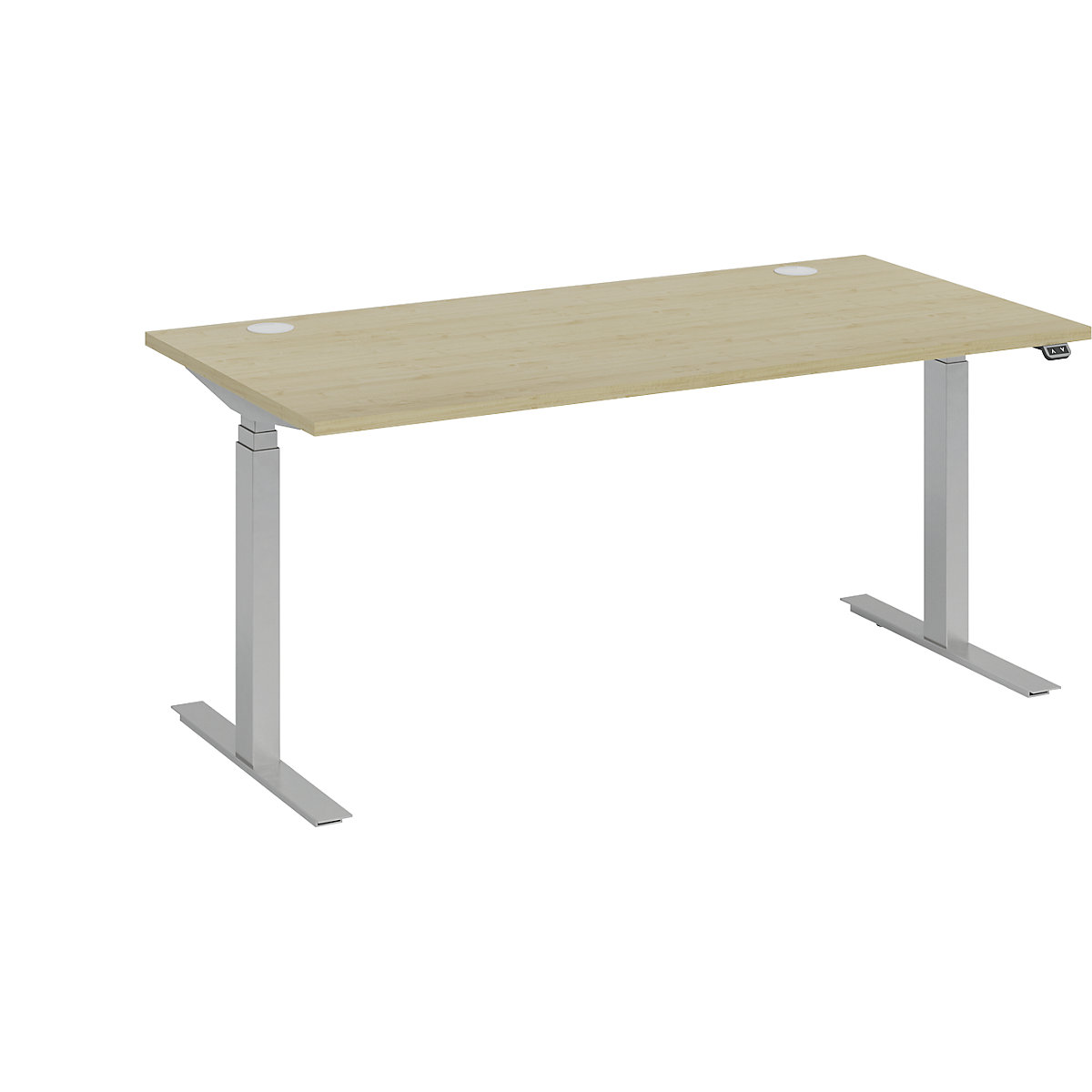 Permanent standing sales desk