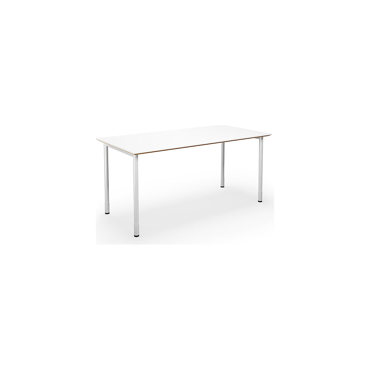 DUO-C Trend multi-purpose desk, straight tabletop, WxD 1400 x 800 mm, white, white-4