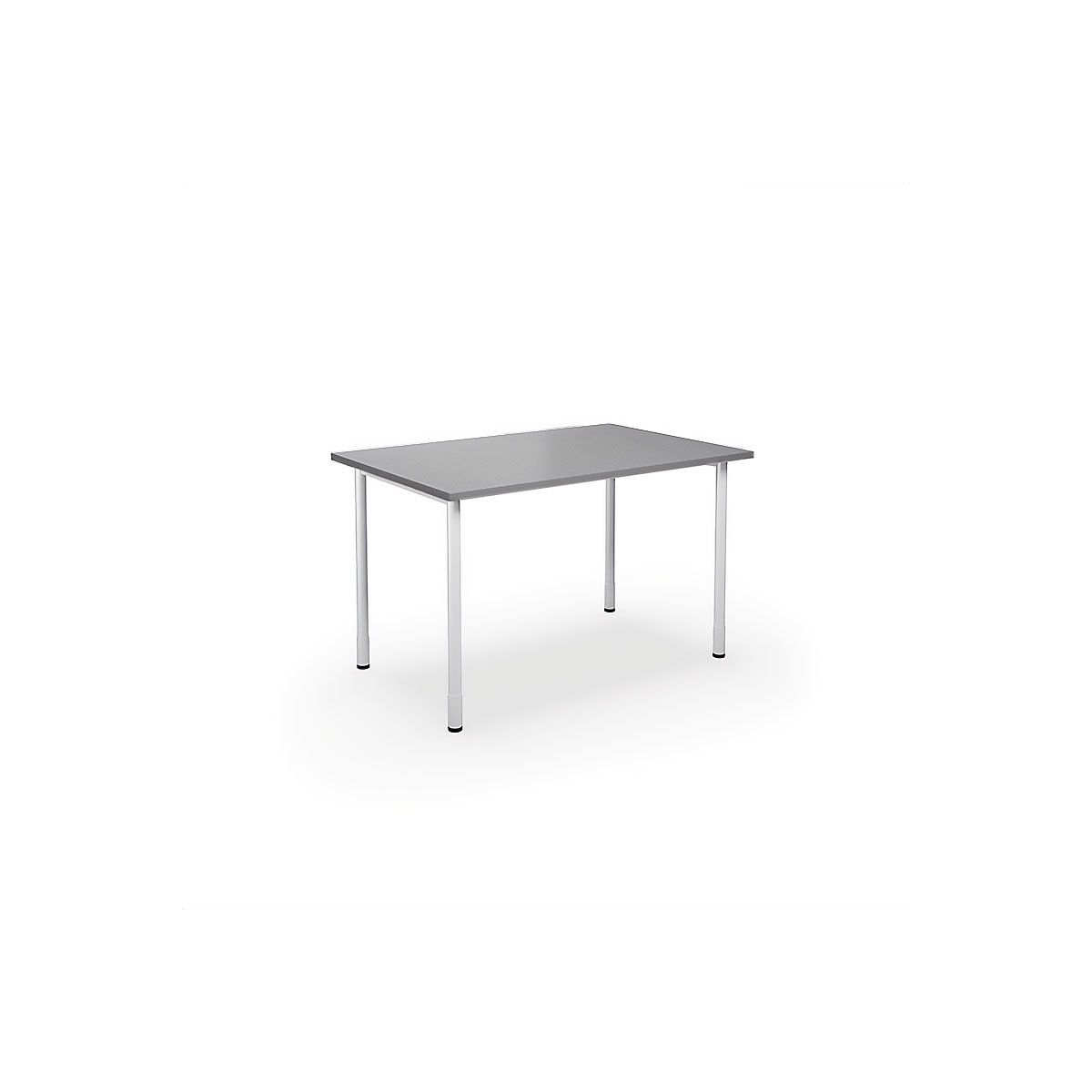 DUO-C multi-purpose desk, straight tabletop, WxD 1200 x 800 mm, light grey, white-14