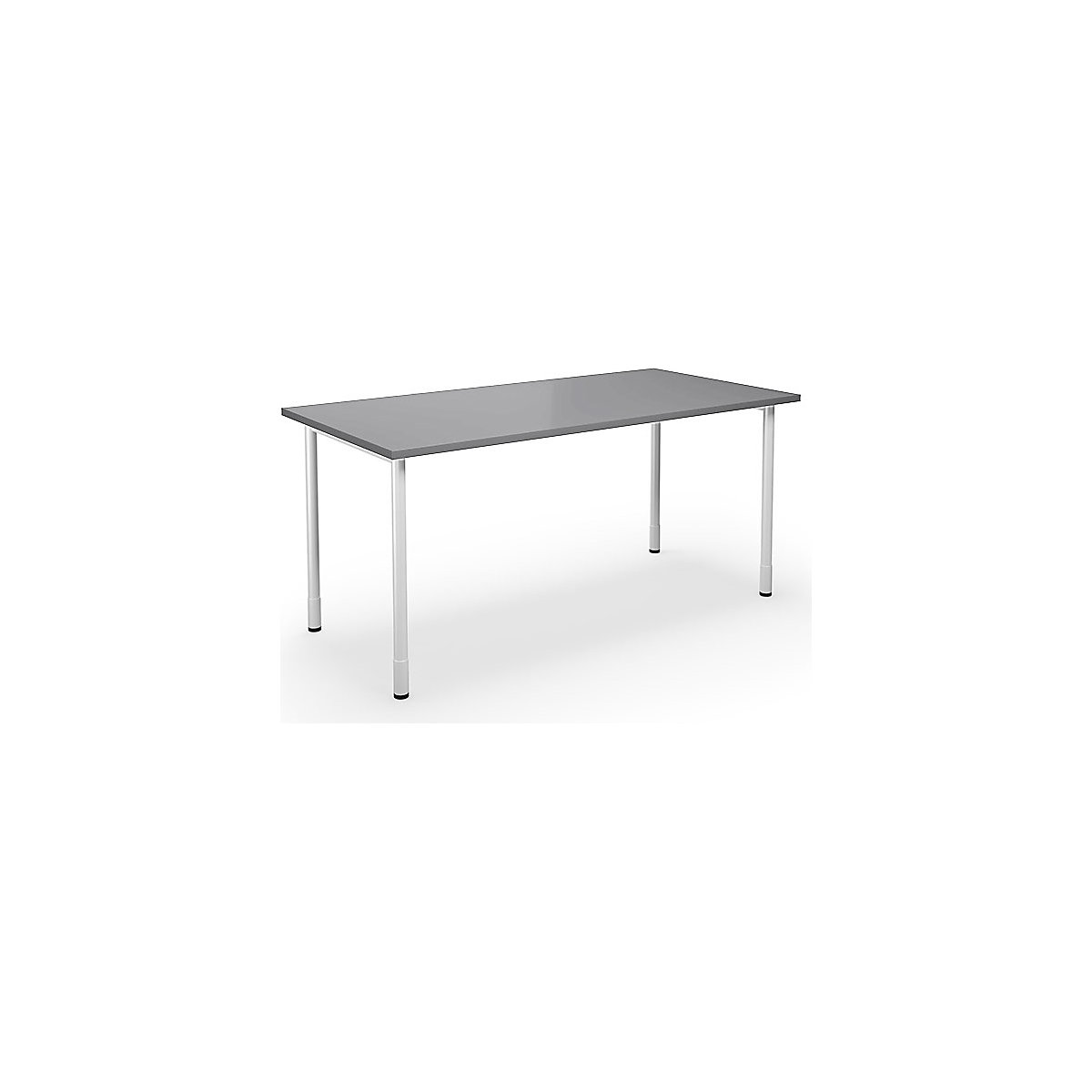 DUO-C multi-purpose desk, straight tabletop, WxD 1600 x 800 mm, light grey, white-15