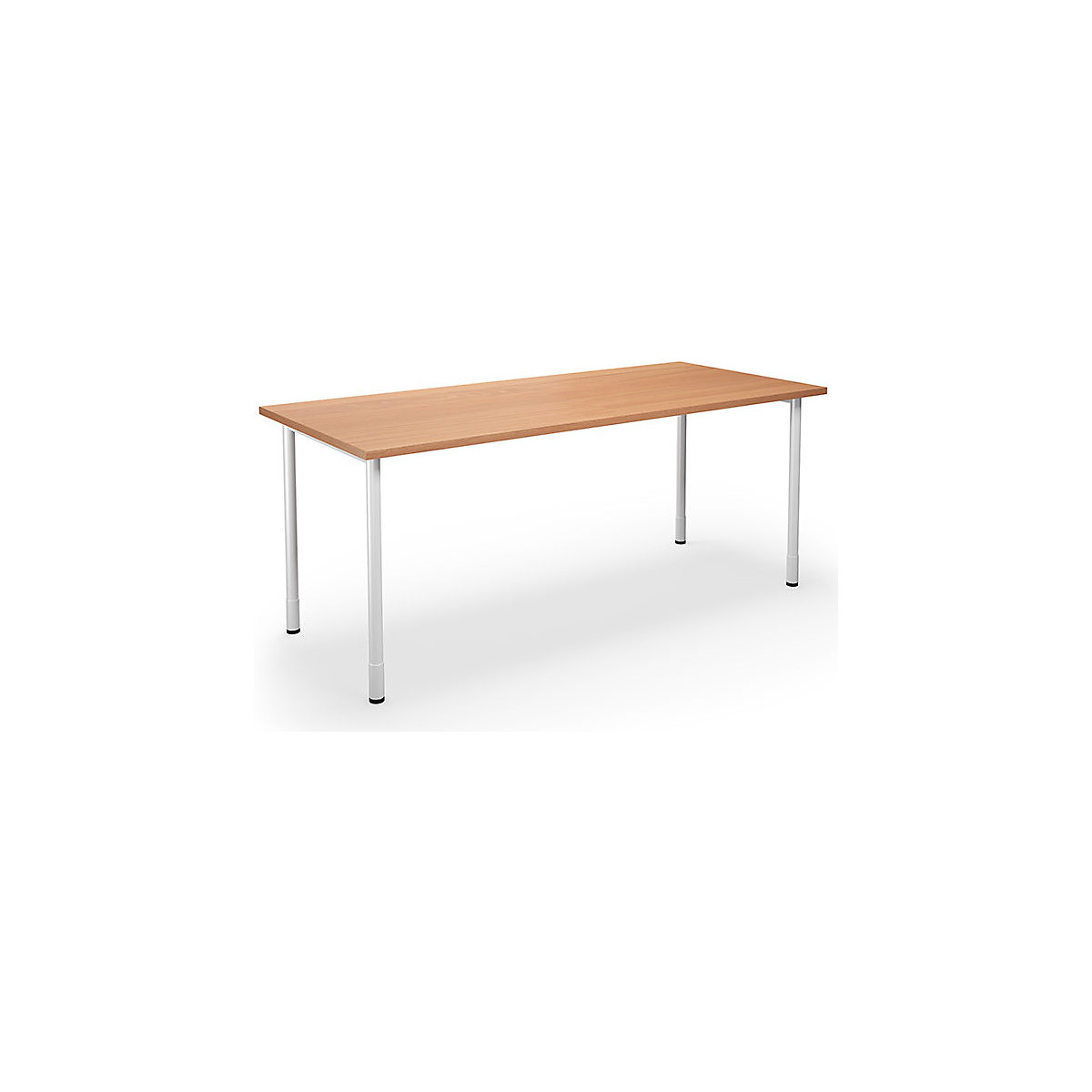 DUO-C multi-purpose desk, straight tabletop, WxD 1800 x 800 mm, beech, beech-9