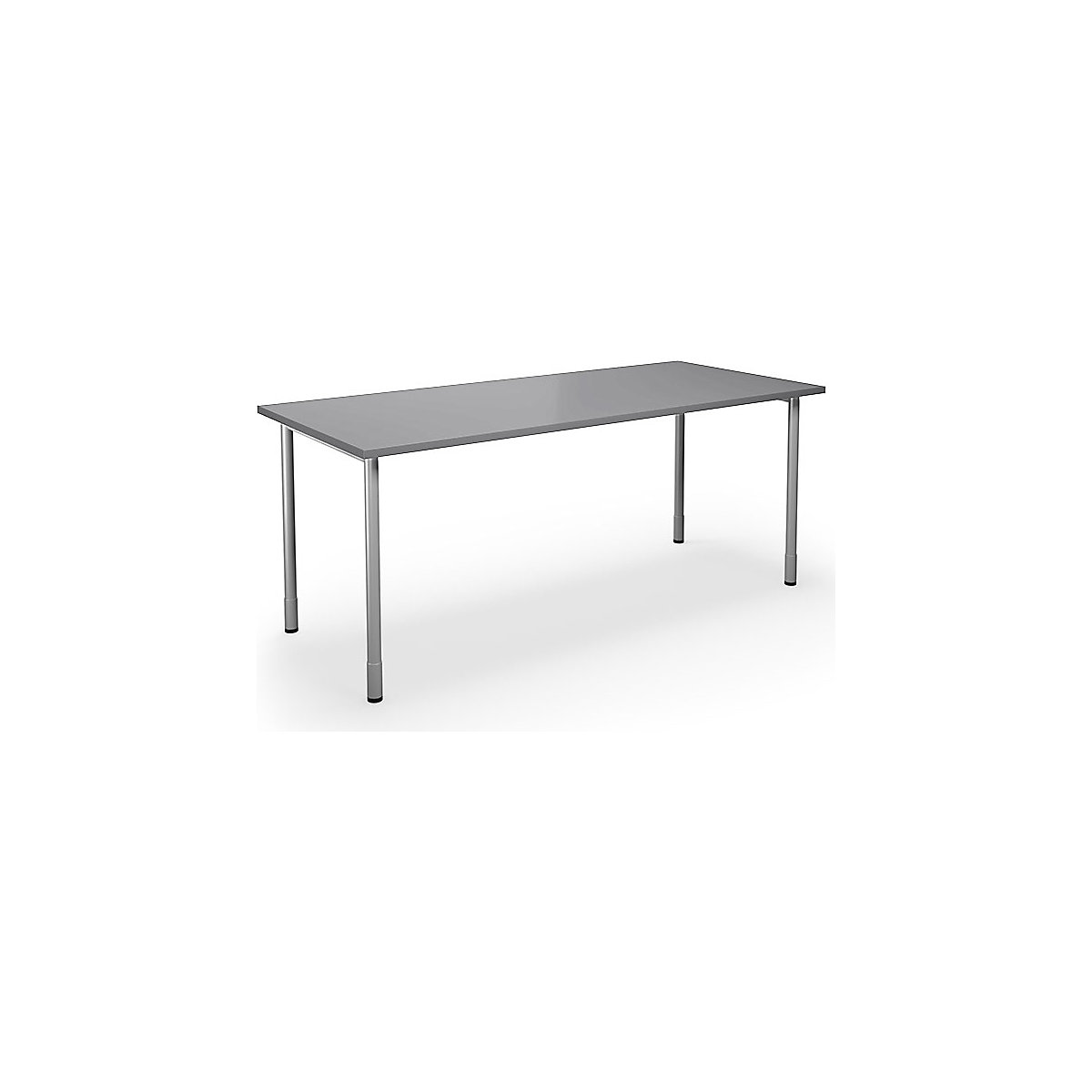 DUO-C multi-purpose desk, straight tabletop, WxD 1800 x 800 mm, light grey, silver-13