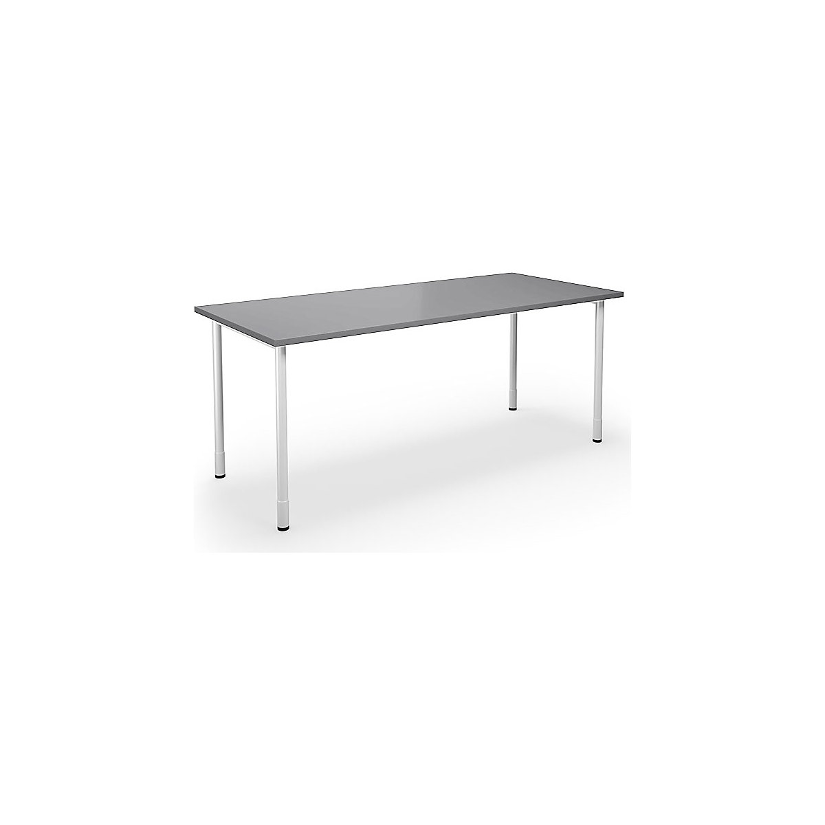 DUO-C multi-purpose desk, straight tabletop, WxD 1800 x 800 mm, light grey, white-11