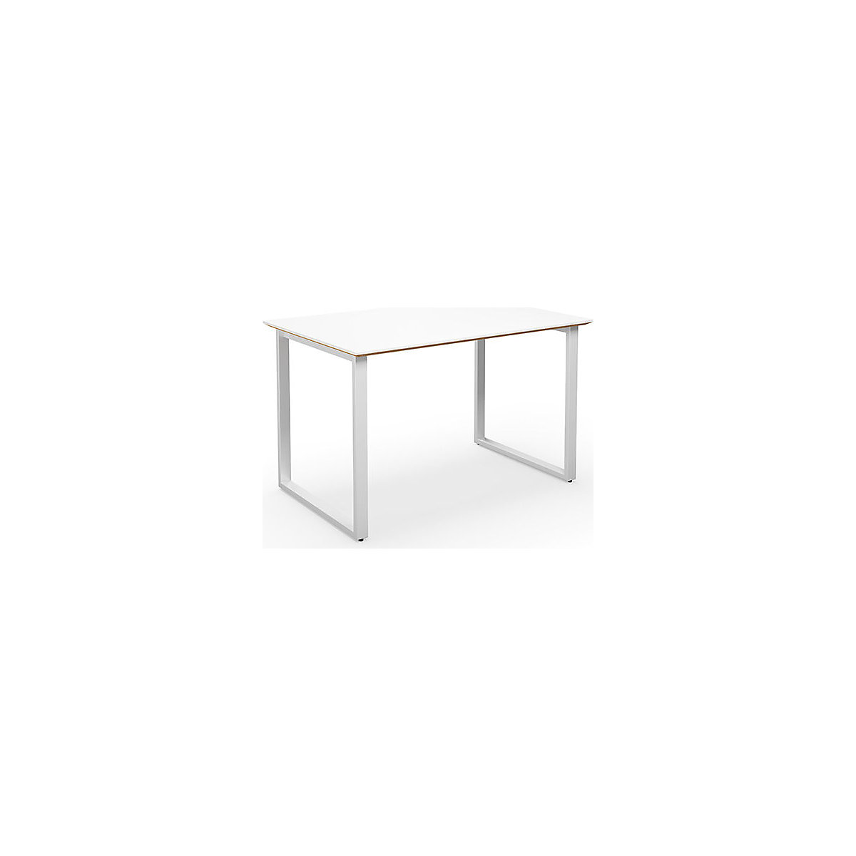 DUO-O Trend multi-purpose desk, straight tabletop, WxD 1200 x 800 mm, white, white-4