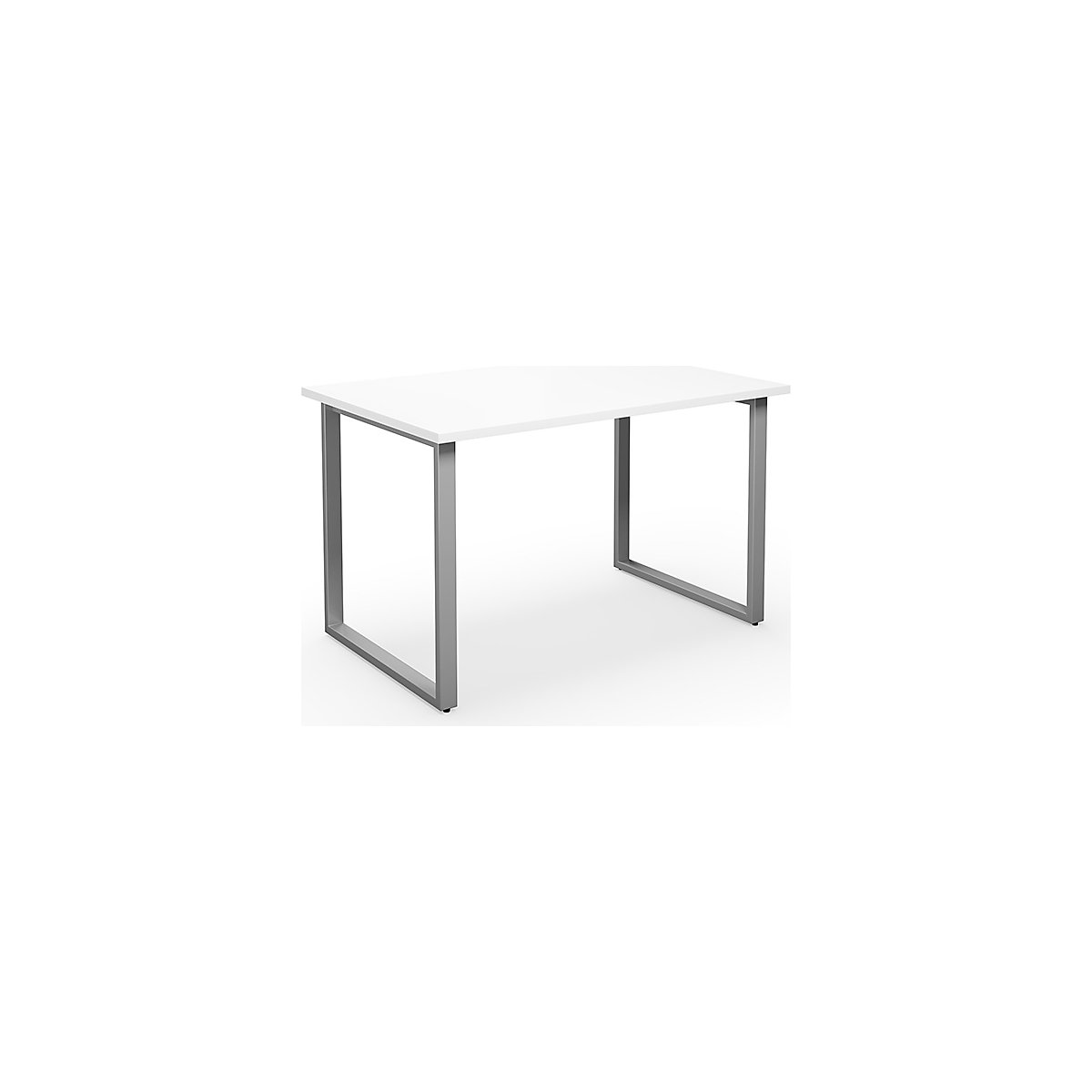 DUO-O multi-purpose desk, straight tabletop, WxD 1200 x 800 mm, white, silver-9