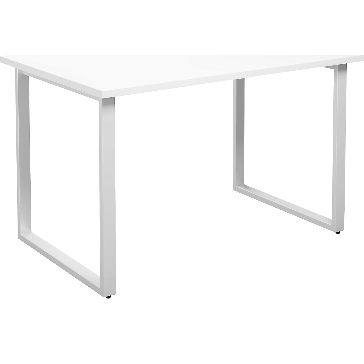 DUO-O multi-purpose desk, straight tabletop, WxD 1200 x 800 mm, white, white-2