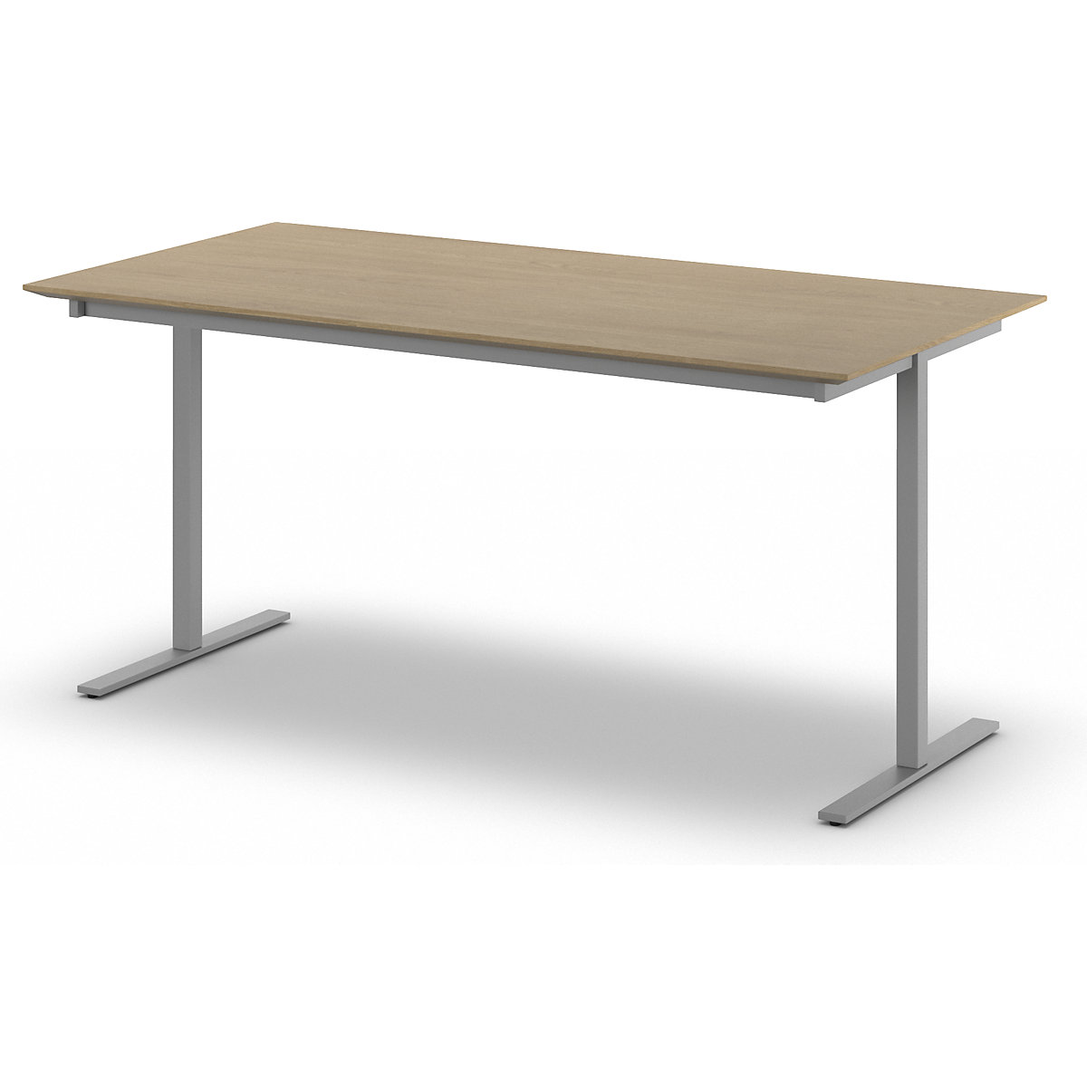 DUO-T Trend multi-purpose desk, straight tabletop (Product illustration 7)-6