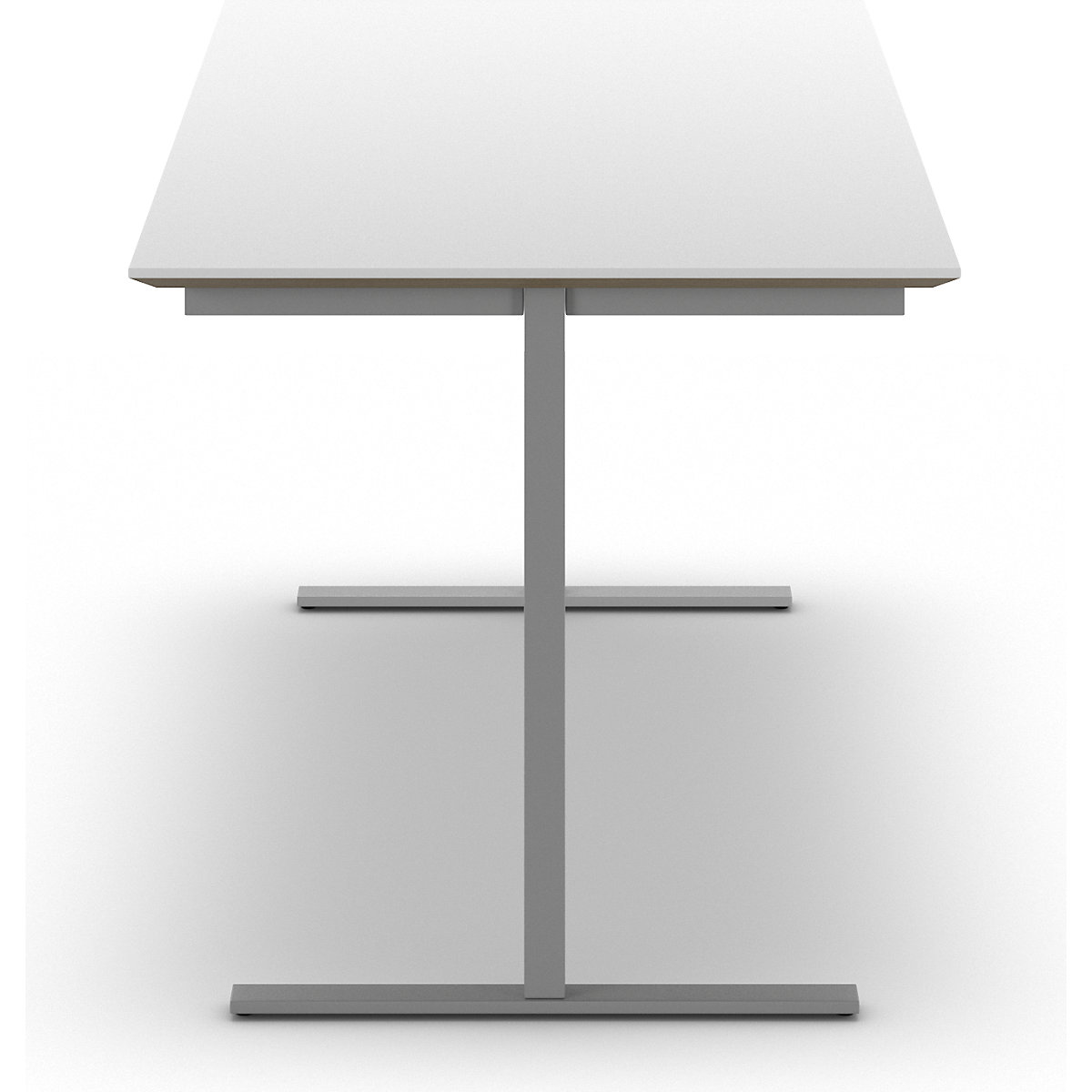 DUO-T Trend multi-purpose desk, straight tabletop (Product illustration 15)-14