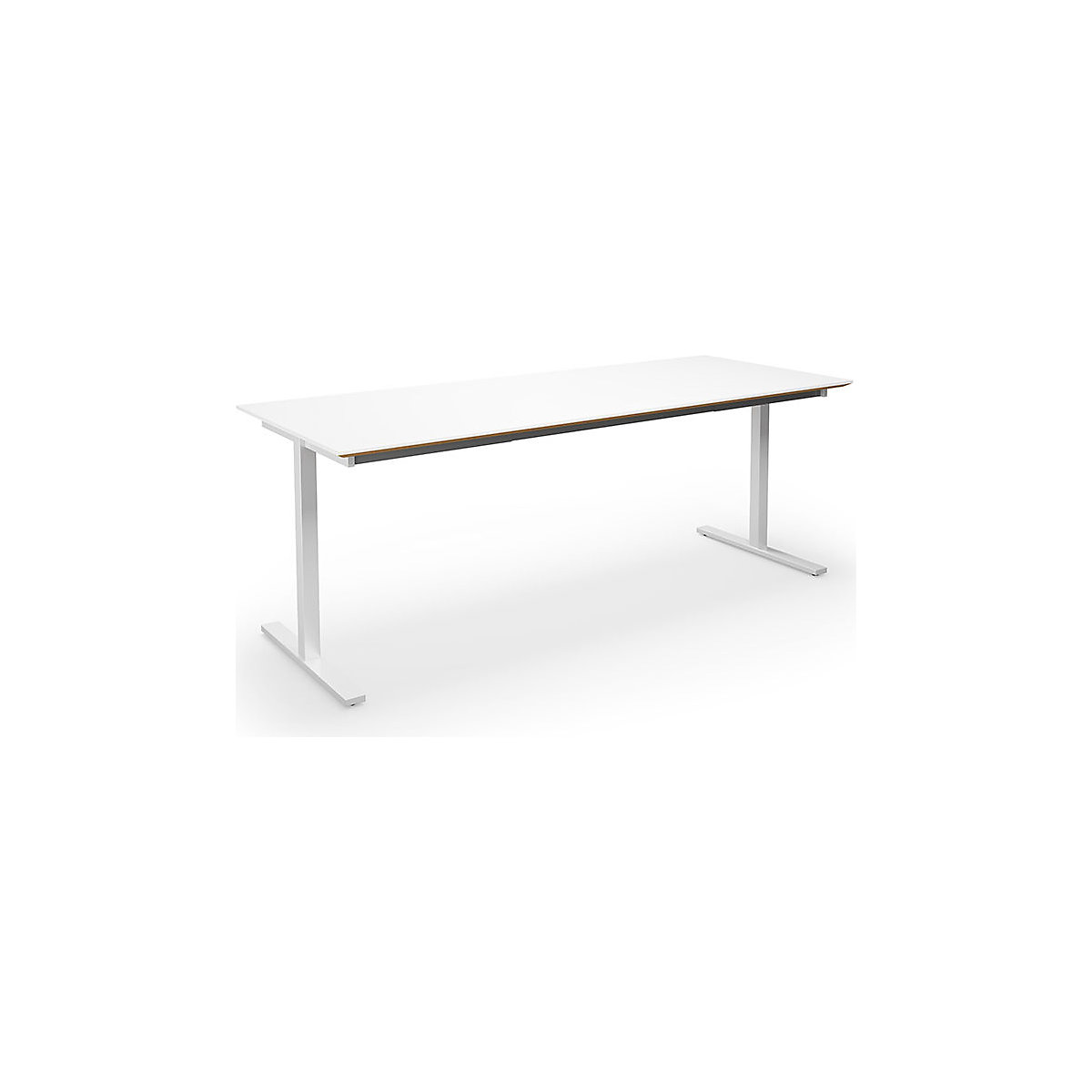 DUO-T Trend multi-purpose desk, straight tabletop, WxD 1800 x 800 mm, white, white-3
