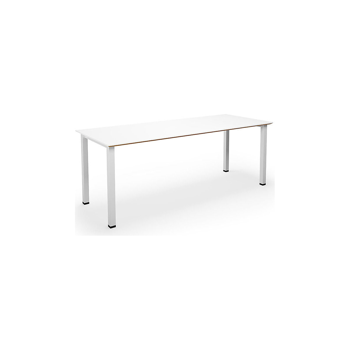 DUO-U Trend multi-purpose desk, straight tabletop, WxD 2000 x 800 mm, white, white-1
