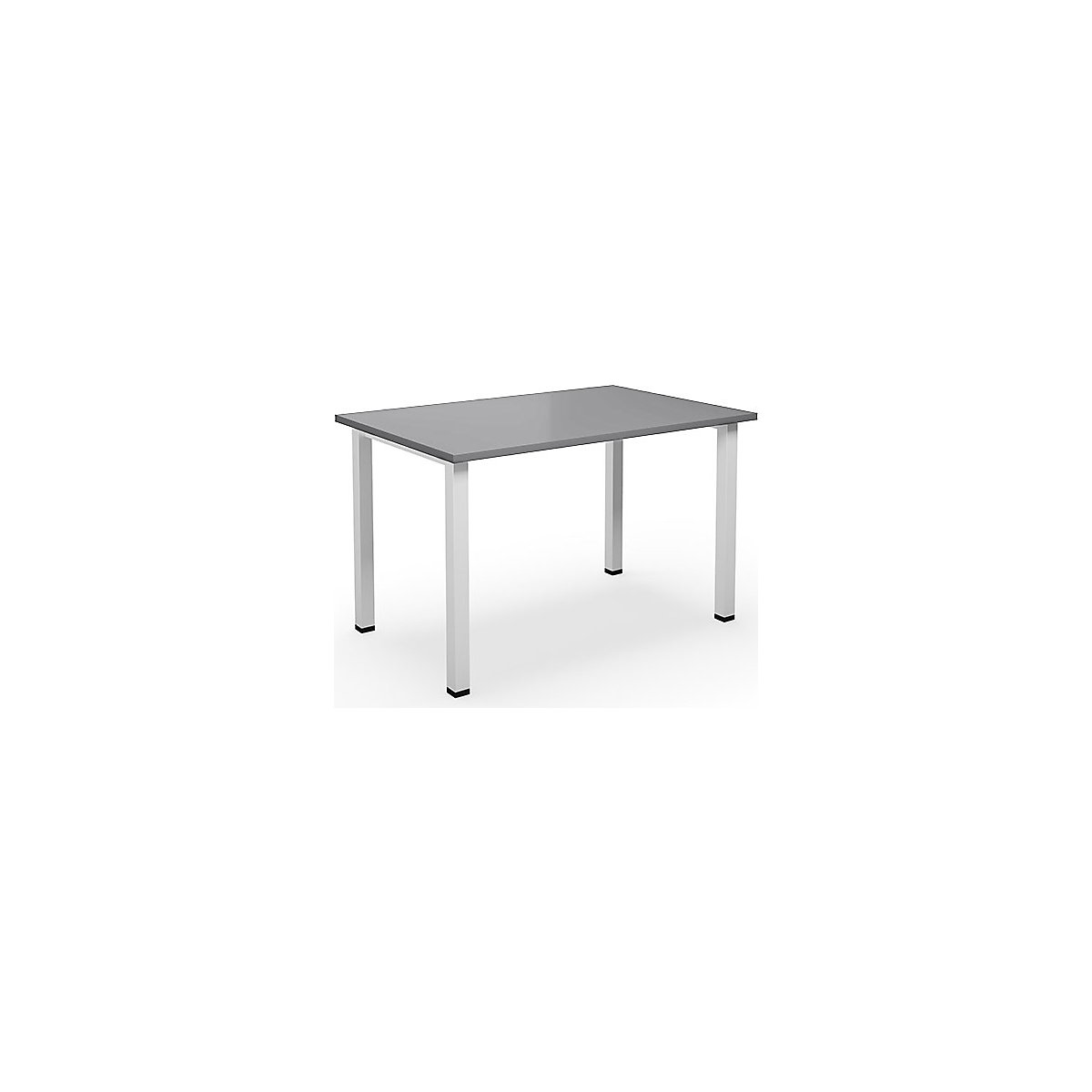 DUO-U multi-purpose desk, straight tabletop, WxD 1200 x 800 mm, light grey, white-13
