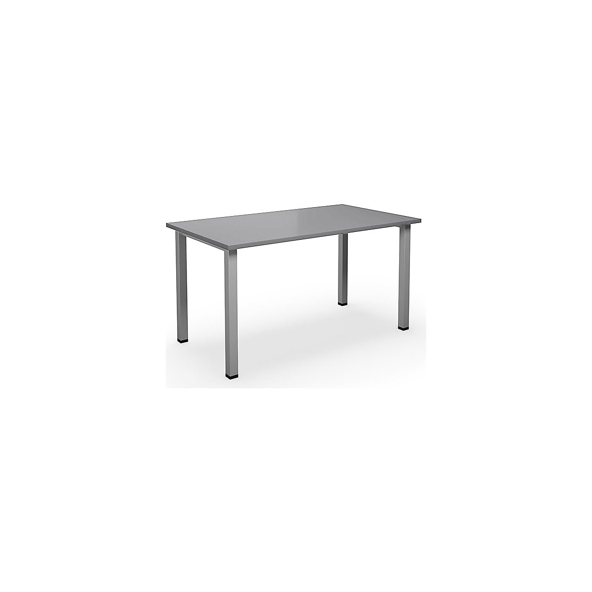 DUO-U multi-purpose desk, straight tabletop, WxD 1400 x 800 mm, light grey, silver-13
