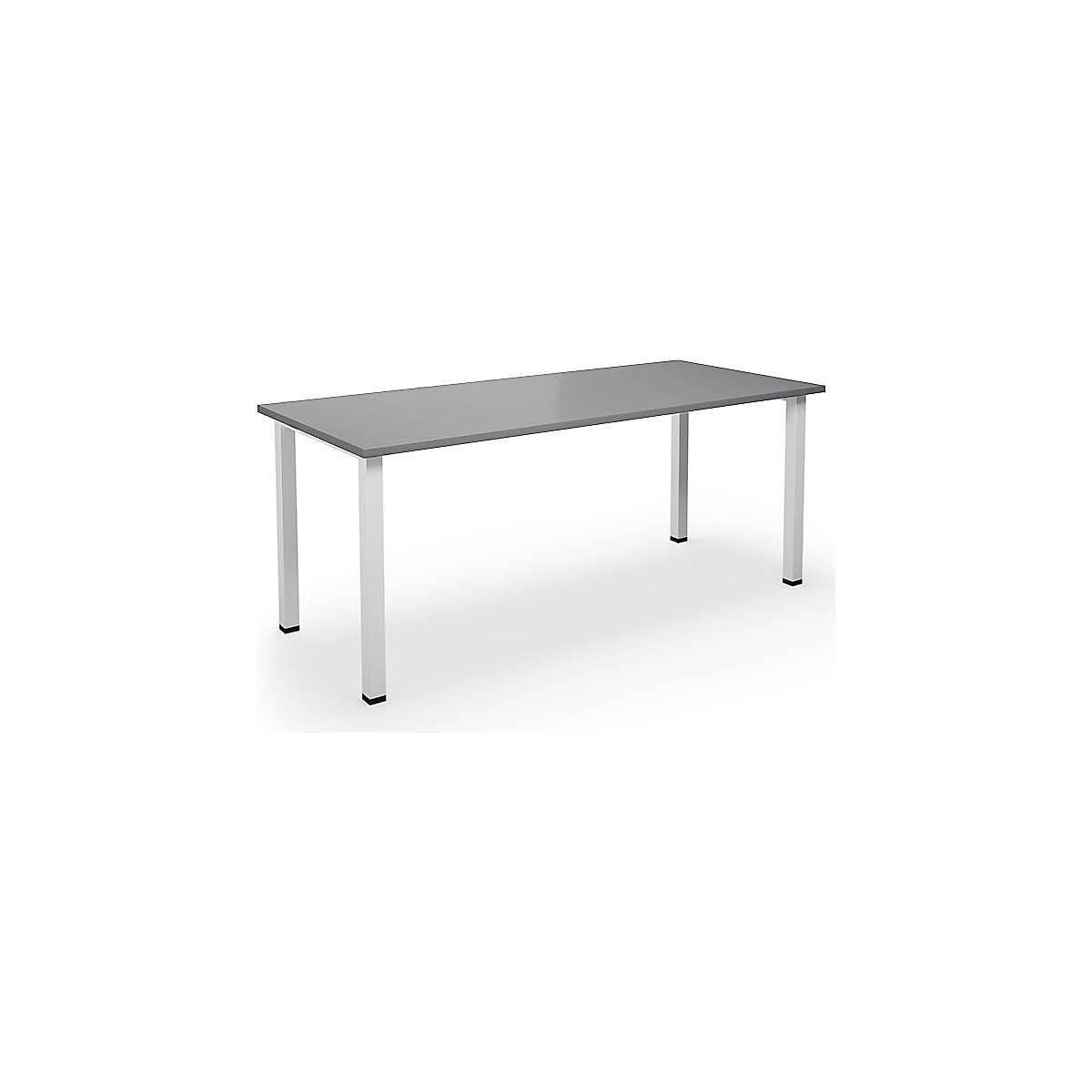 DUO-U multi-purpose desk, straight tabletop, WxD 1800 x 800 mm, light grey, white-16