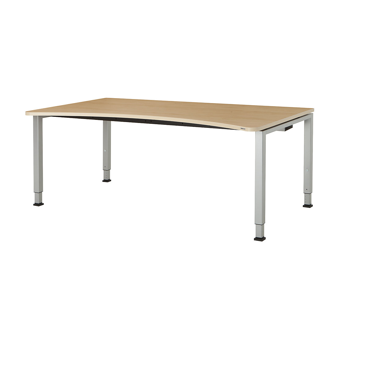 Free-form table, height adjustable - mauser