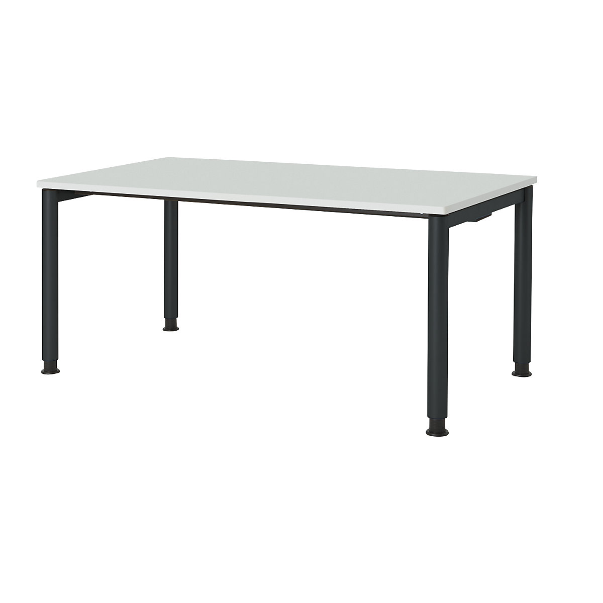 Rectangular table, round tube foot - mauser